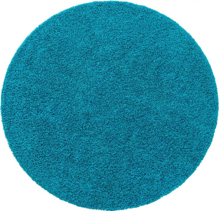 Detail image of 7' 10 x 7' 10 Solid Shag Round Rug