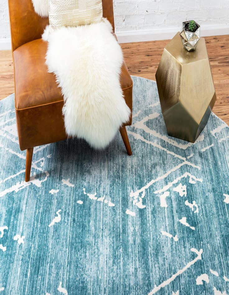 Detail image of 5' 3 x 5' 3 Uptown Carnegie Hill Round Rug