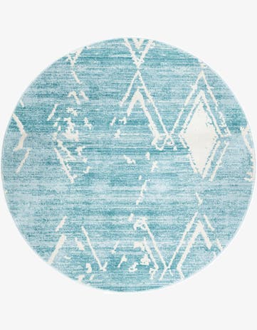5' 3 x 5' 3 Uptown Carnegie Hill Round Rug