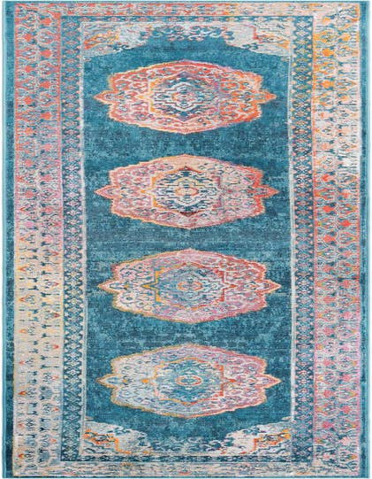 Detail image of 2' 7 x 13' Amulet Runner Rug