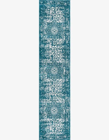 Turquoise Arlington Runner Rug