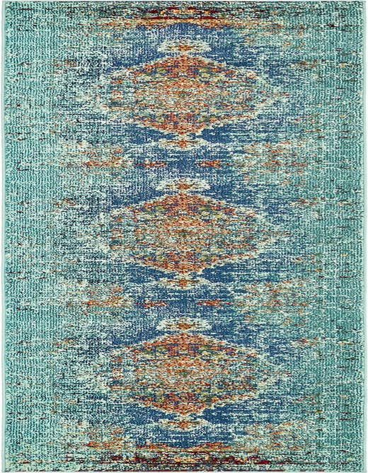 Detail image of 2' 7 x 10' Washable Arte Runner Rug