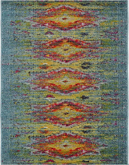 Detail image of 2' 7 x 10' Washable Arte Runner Rug