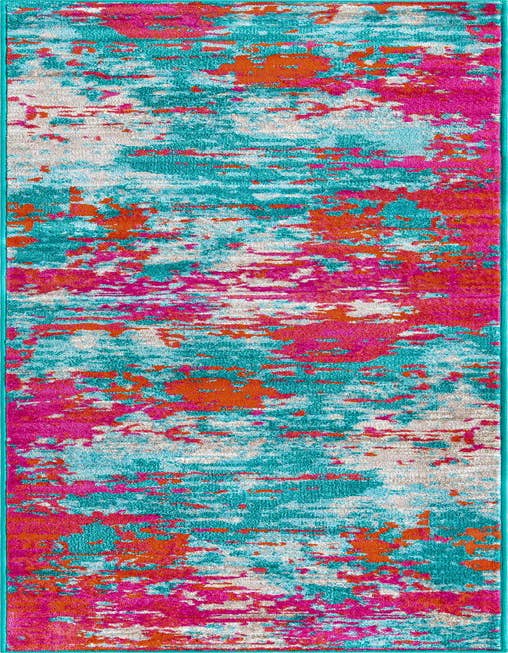Detail image of 3' x 12' Azalea Runner Rug