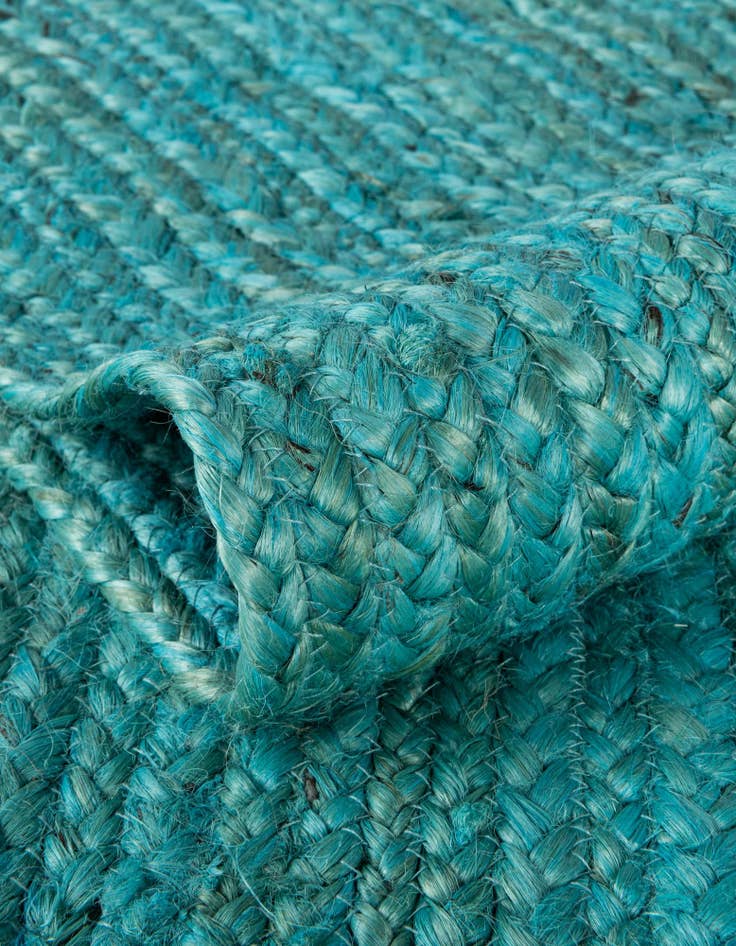 Detail image of 2' 6 x 6' 1 Handmade Braided Jute Runner Rug