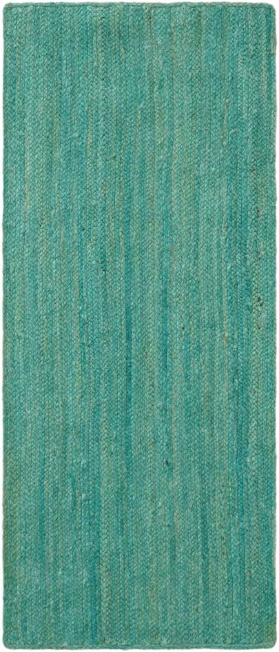 Detail image of 2' 6 x 6' 1 Handmade Braided Jute Runner Rug