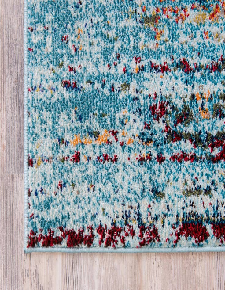 Detail image of 2' x 6' 9 Washable Carnevale Runner Rug