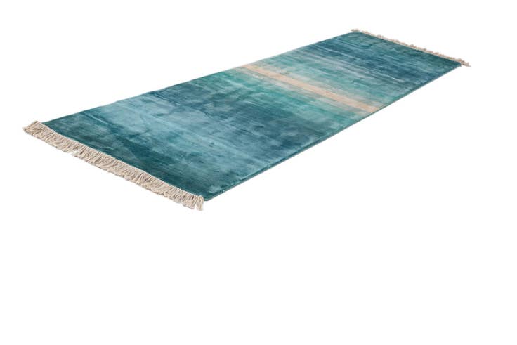 Detail image of 2' 6 x 9' 8 Hand Knotted Darya Wool Runner Rug