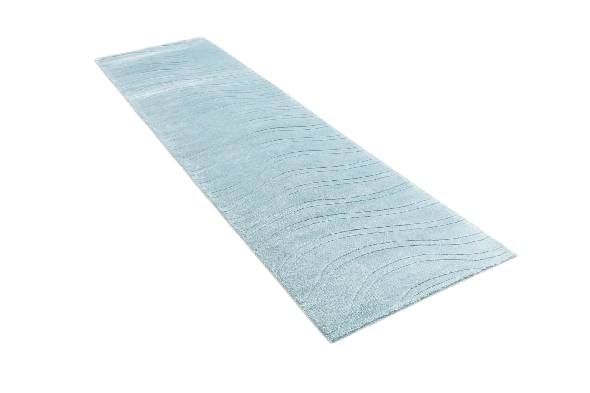 2' 7 x 9' 9 Hand Knotted Darya Wool Runner Rug