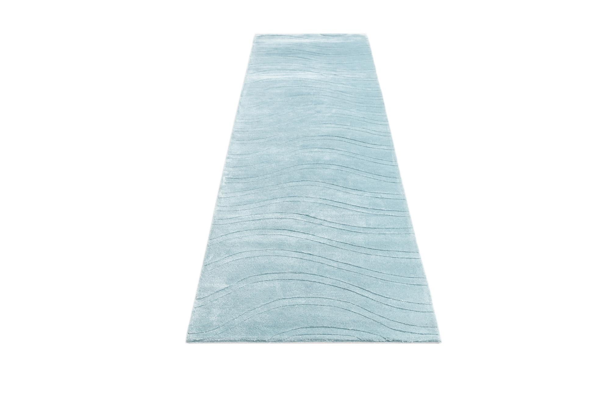 2' 7 x 9' 9 Hand Knotted Darya Wool Runner Rug