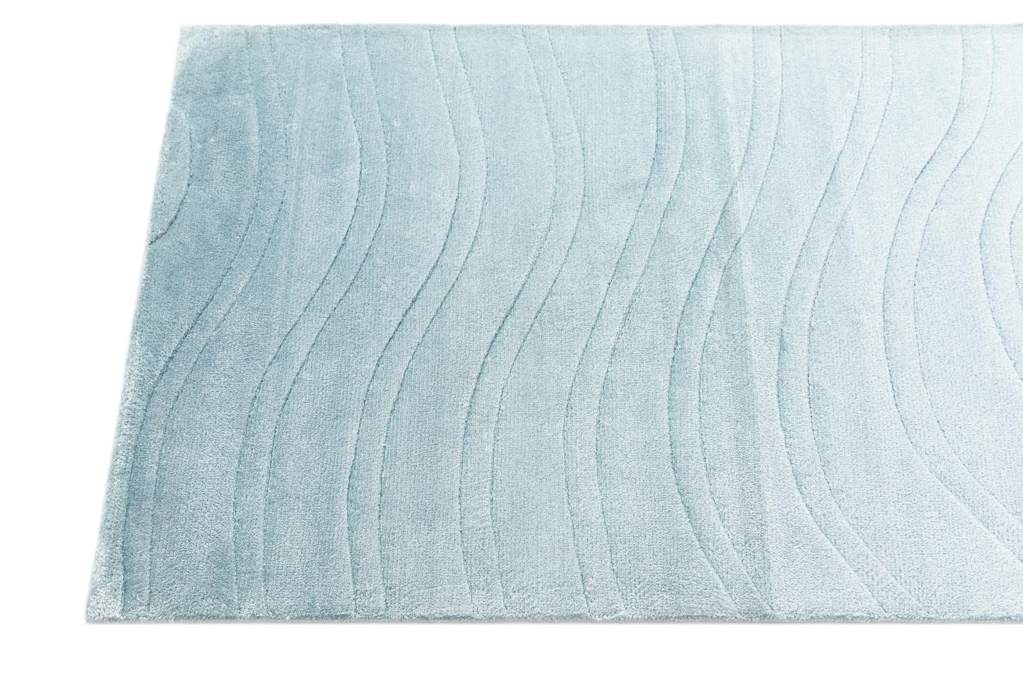 2' 7 x 9' 9 Hand Knotted Darya Wool Runner Rug