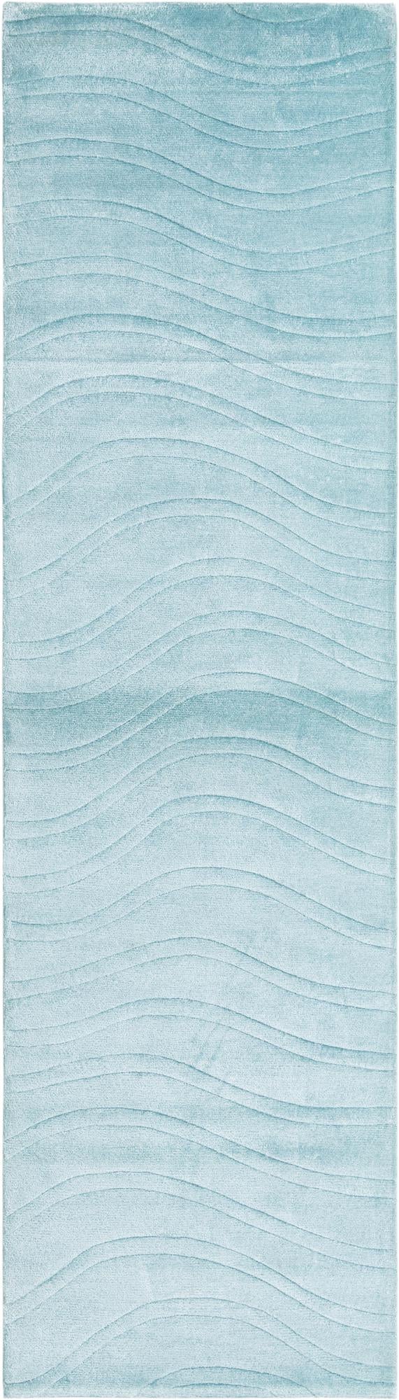 2' 7 x 9' 9 Hand Knotted Darya Wool Runner Rug