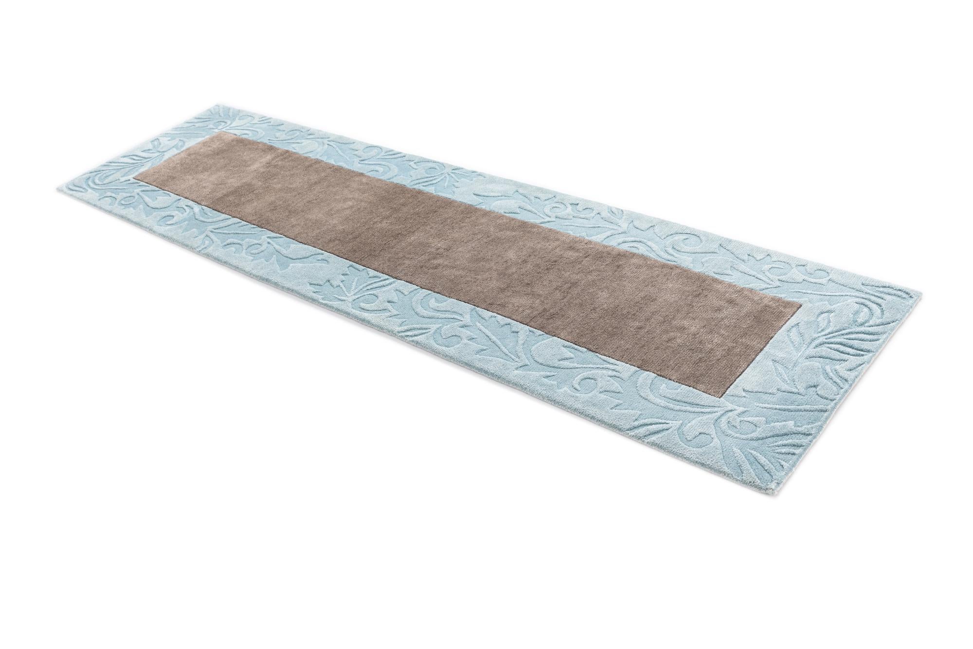 2' 9 x 10' Hand Knotted Darya Wool Runner Rug