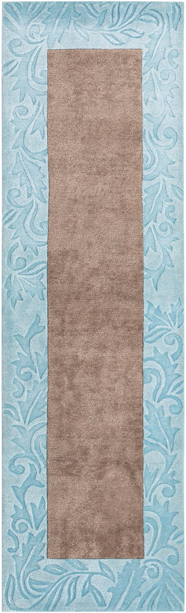 2' 9 x 10' Hand Knotted Darya Wool Runner Rug
