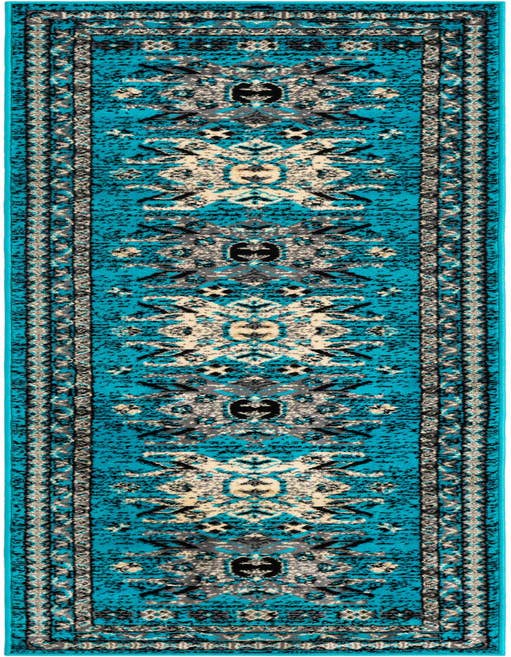 Detail image of 2' x 8' 2 Heris Runner Rug