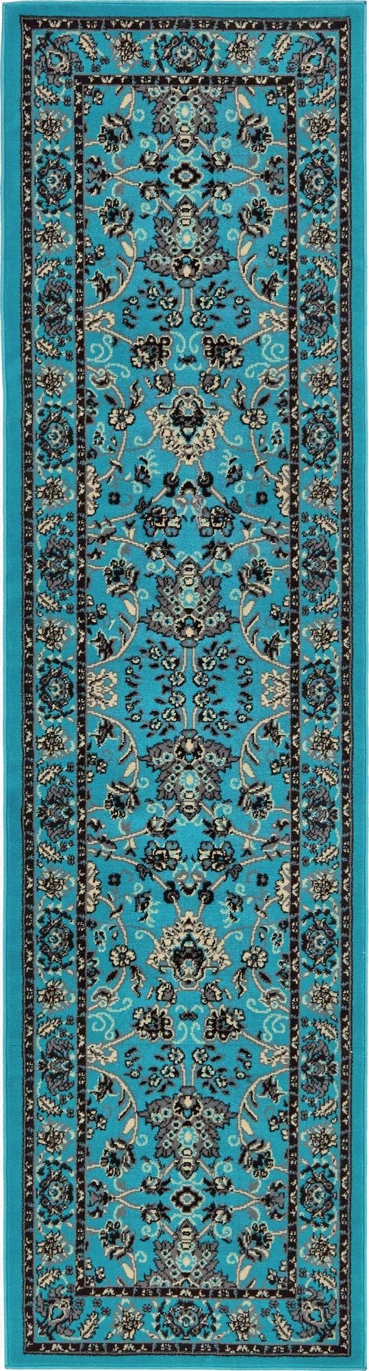 2' 7 x 10' Kashan Design Runner Rug