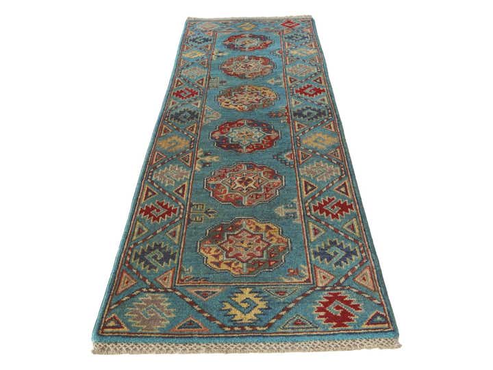 2' x 6' Hand Knotted Kazak Runner Rug