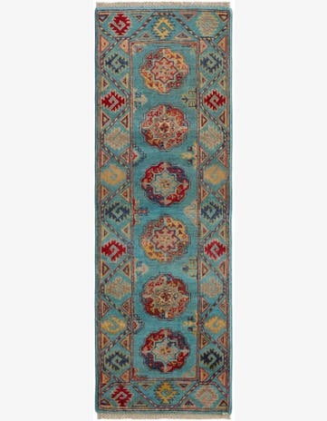 2' x 6' Hand Knotted Kazak Runner Rug