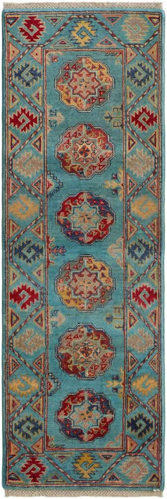 2' x 6' Hand Knotted Kazak Runner Rug