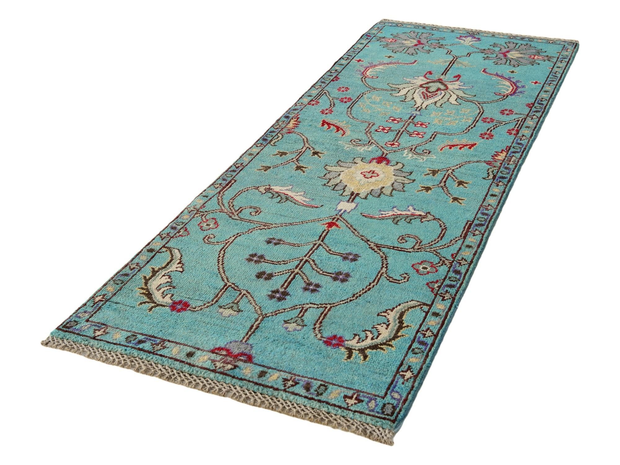 2' x 5' 8 Hand Knotted Kazak Runner Rug