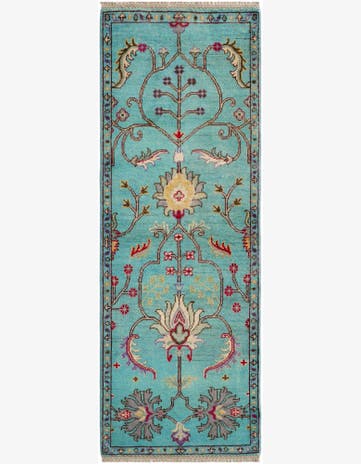 2' x 5' 8 Hand Knotted Kazak Runner Rug