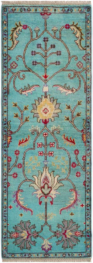2' x 5' 8 Hand Knotted Kazak Runner Rug