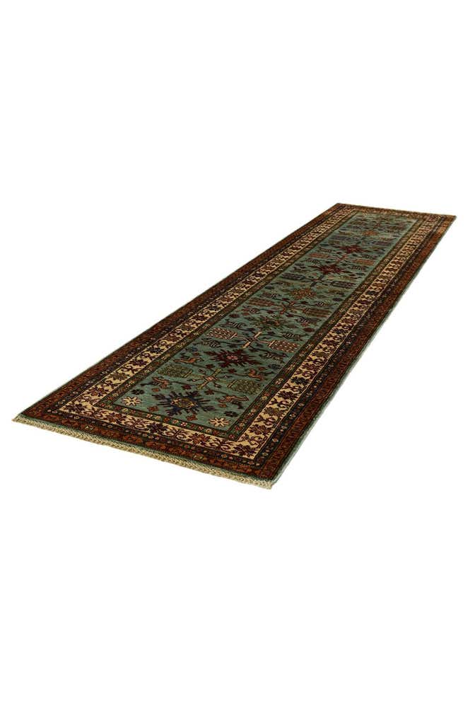 2' 8 x 11' Hand Knotted Kazak Runner Rug