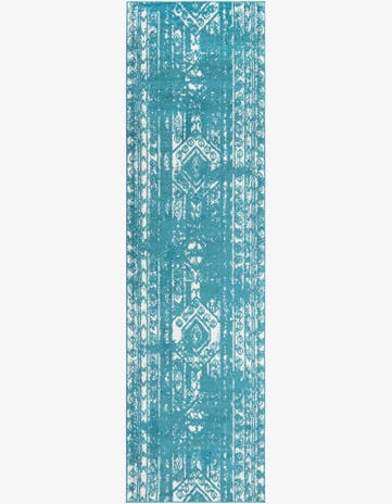 Turquoise Lennon Runner Rug