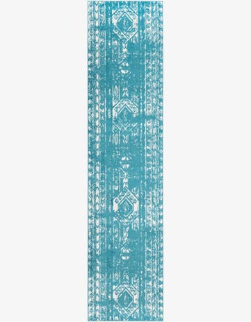 Turquoise Lennon Runner Rug
