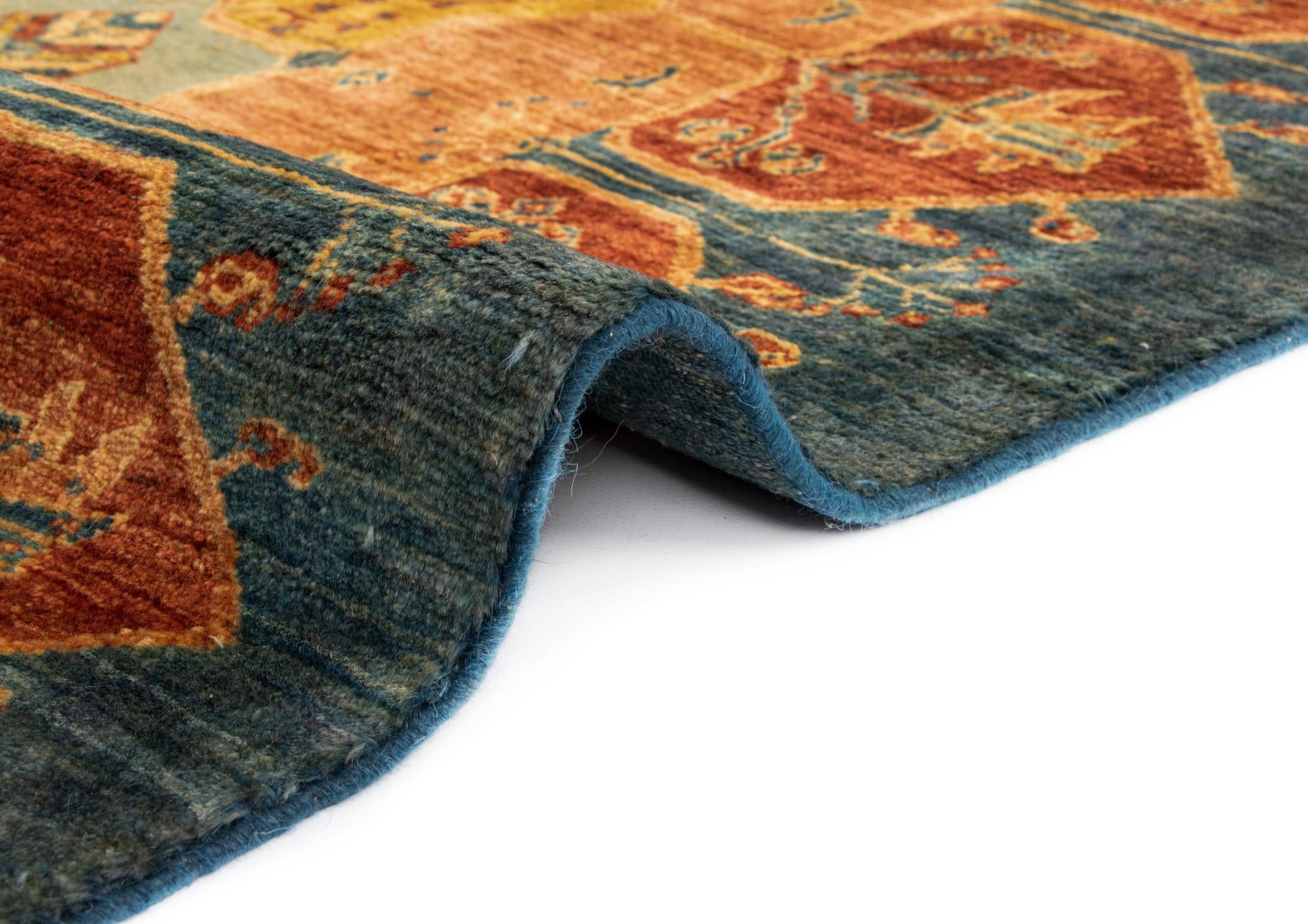 3' x 11' 3 Luribaft Wool Runner Rug