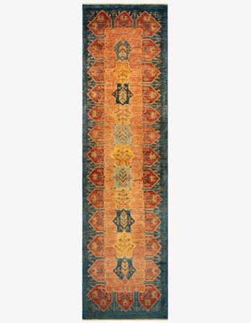 3' x 11' 3 Luribaft Wool Runner Rug