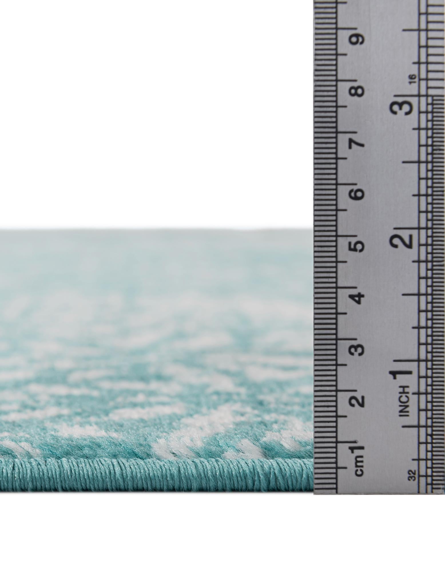 Turquoise 62cm x 205cm Monaco Runner Rug Rugs UK