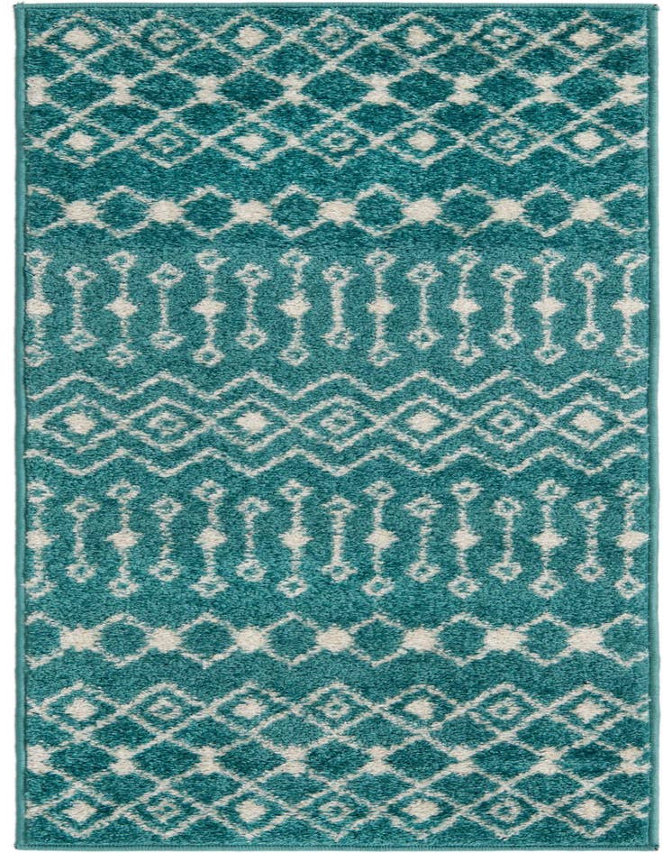 Detail image of 2' x 5' Moroccan Trellis Runner Rug
