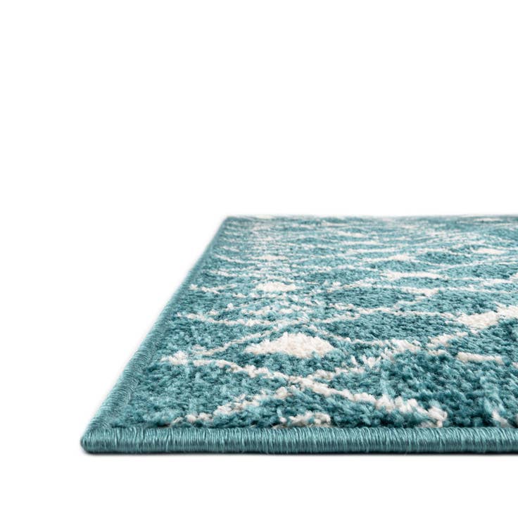 Detail image of 2' x 7' Moroccan Trellis Runner Rug