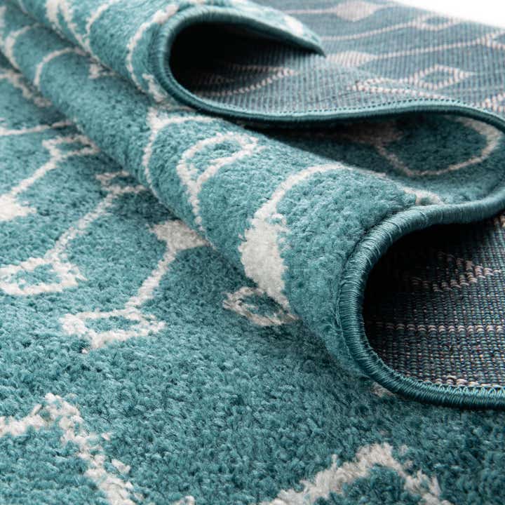 2' x 7' Moroccan Trellis Runner Rug