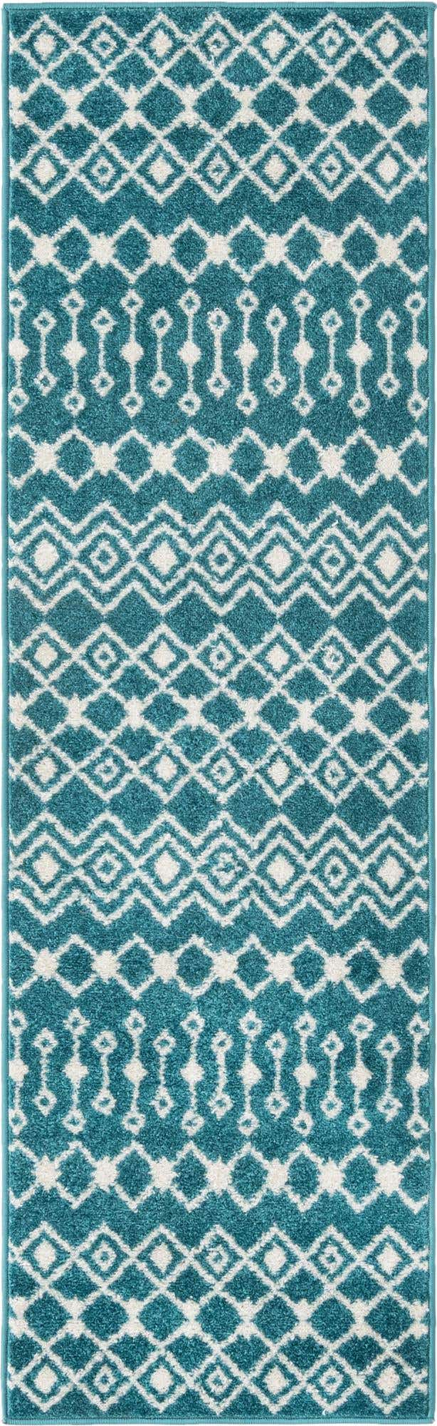 2' x 7' Moroccan Trellis Runner Rug