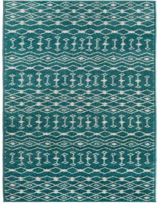 Detail image of 2' 7 x 10' Moroccan Trellis Runner Rug