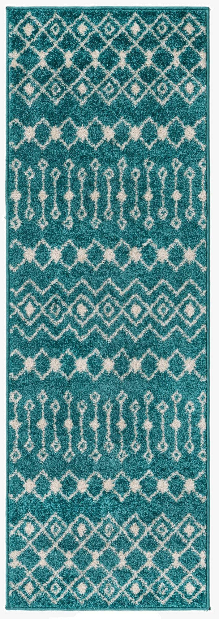 Primary image 2' x 6' Moroccan Trellis Runner Rug