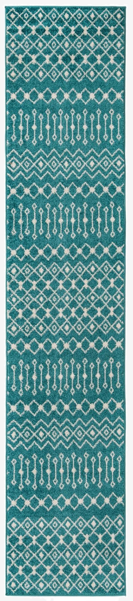 Primary image 2' 7 x 12' Moroccan Trellis Runner Rug