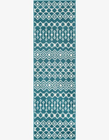 2' x 7' Moroccan Trellis Runner Rug