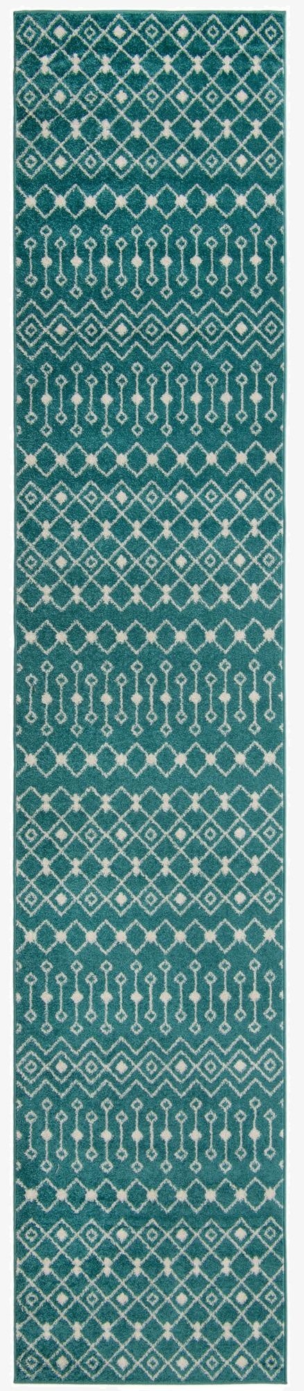 Primary image 3' 3 x 16' 5 Moroccan Trellis Runner Rug