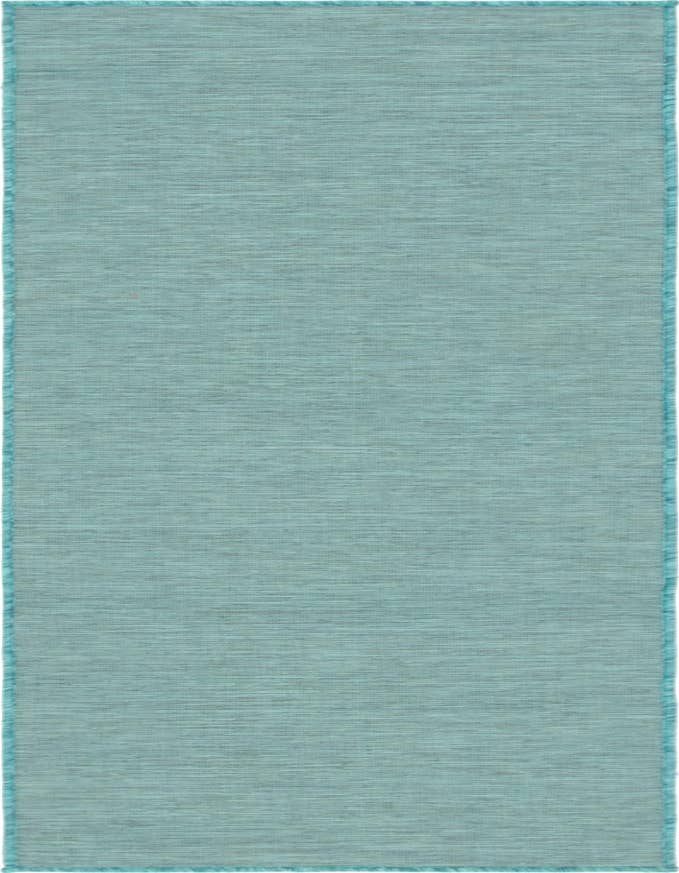 Detail image of 2' x 6' Easy-Clean Solid Indoor / Outdoor Runner Rug