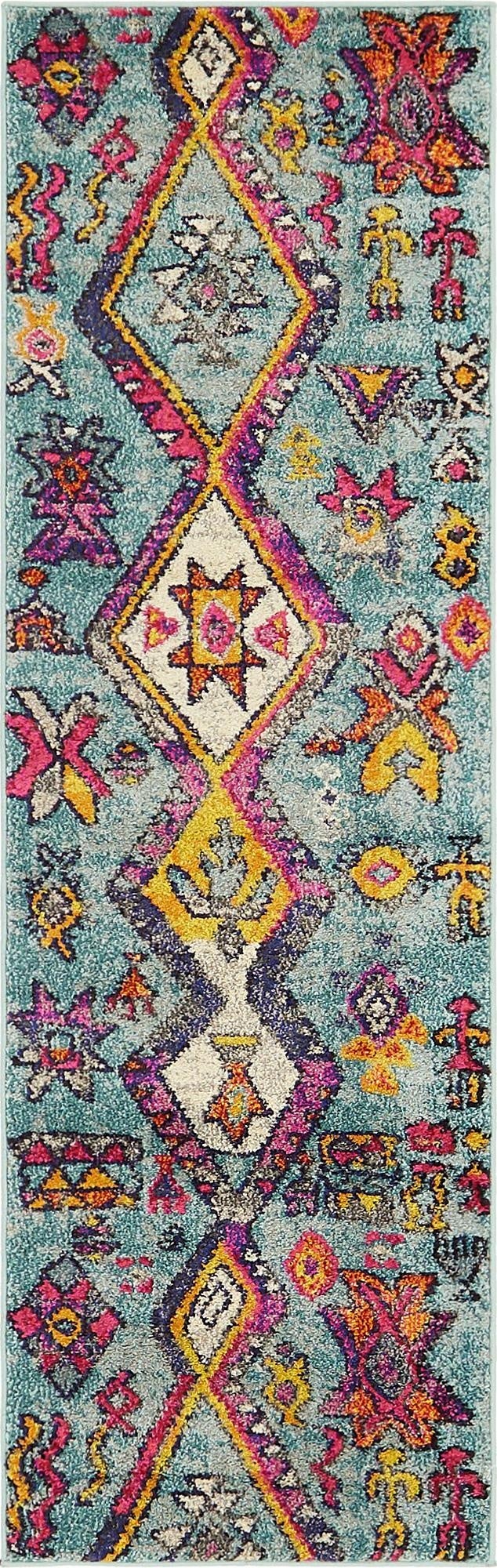 2' 2 x 6' 9  Washable Santa Fe Runner Rug