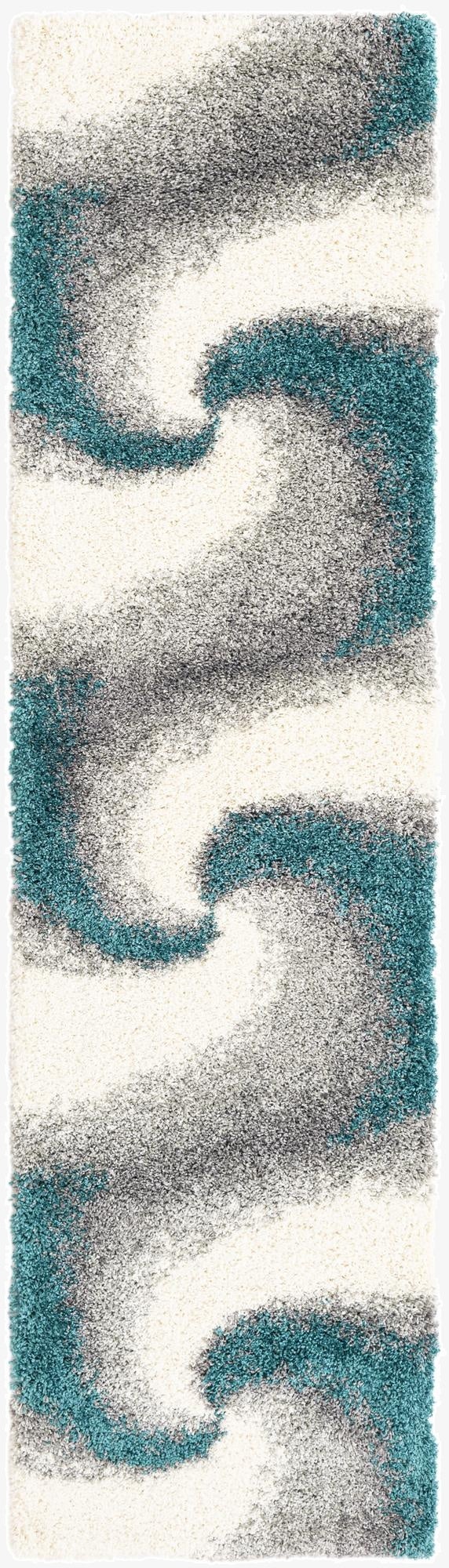 2' 7 x 10' Soft Touch Shag Runner Rug