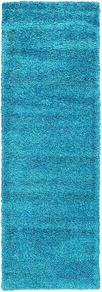 Detail image of 2' 2 x 6' 7 Solid Frieze Runner Rug