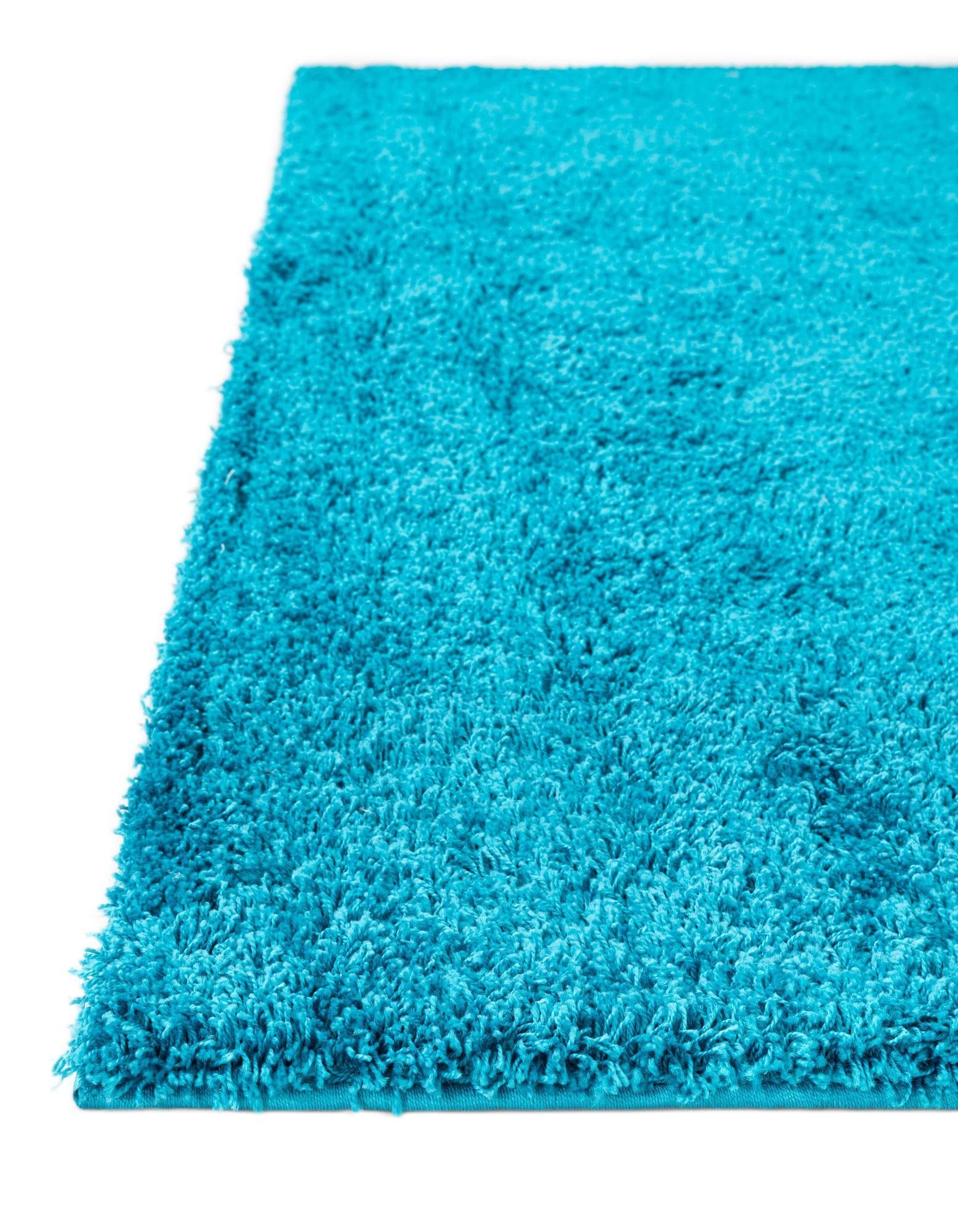 2' 7 x 10' Solid Shag Runner Rug