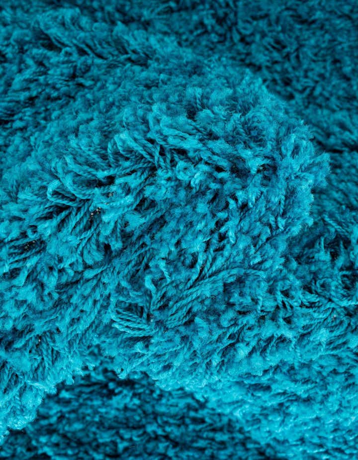 2' x 5' Solid Shag Runner Rug