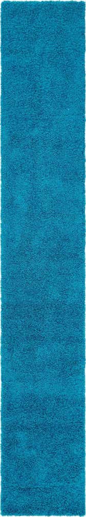 2' 7 x 16' 5 Solid Shag Runner Rug