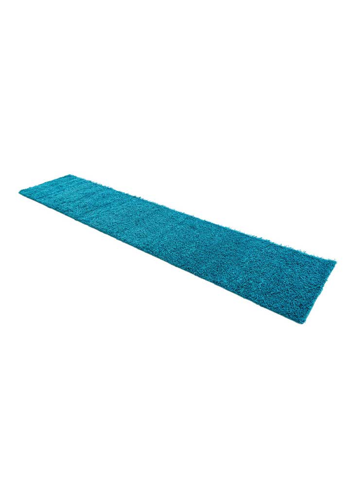 2' 7 x 12' Solid Shag Runner Rug