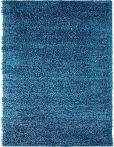 Detail image of 2' 7 x 14' Solid Shag Runner Rug